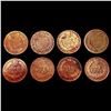 Image 2 : 1857-1873 Better Date Flying Eagle and Indian Cents [8 Coins] NICELY CIRCULATED