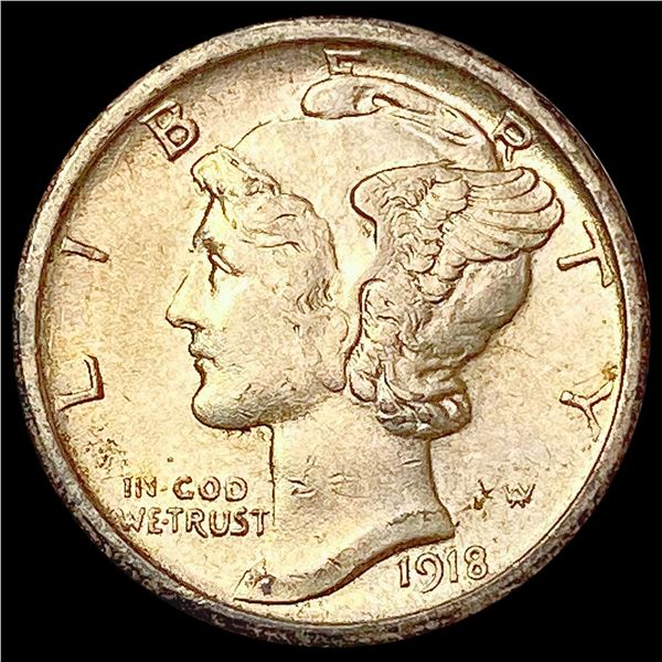 1918-S Mercury Dime UNCIRCULATED