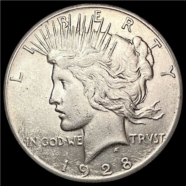 1928 Silver Peace Dollar LIGHTLY CIRCULATED