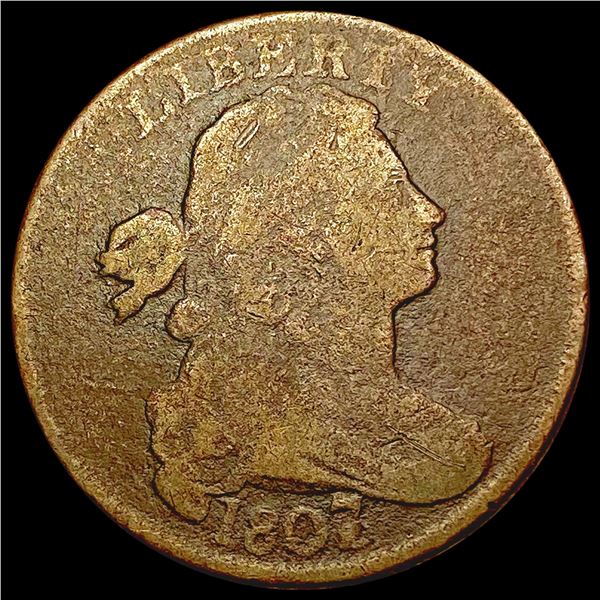 1807/6 Draped Bust Large Cent NICELY CIRCULATED