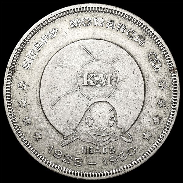 1950 Knapp Monarch CO. SilveToken LIGHTLY CIRCULATED