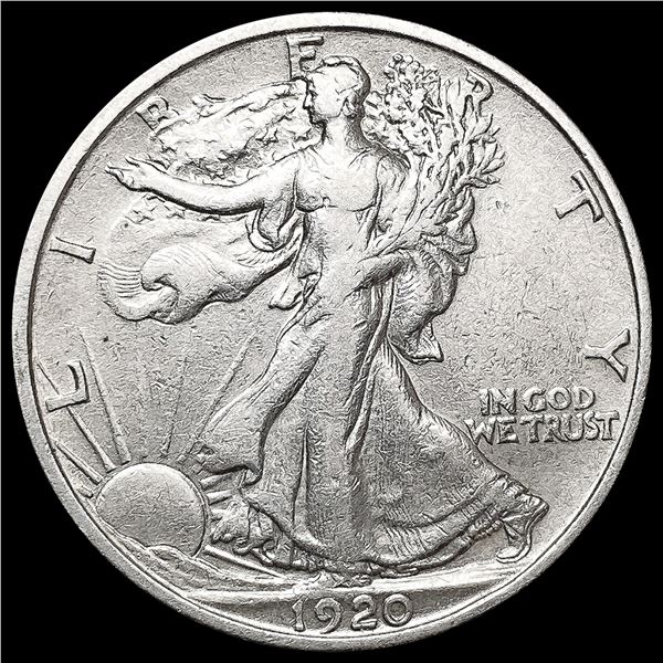 1920-S Walking Liberty Half Dollar CLOSELY UNCIRCULATED