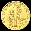 Image 2 : 2016-W 1/10th oz Gold Mercury Dime SUPERB GEM BU
