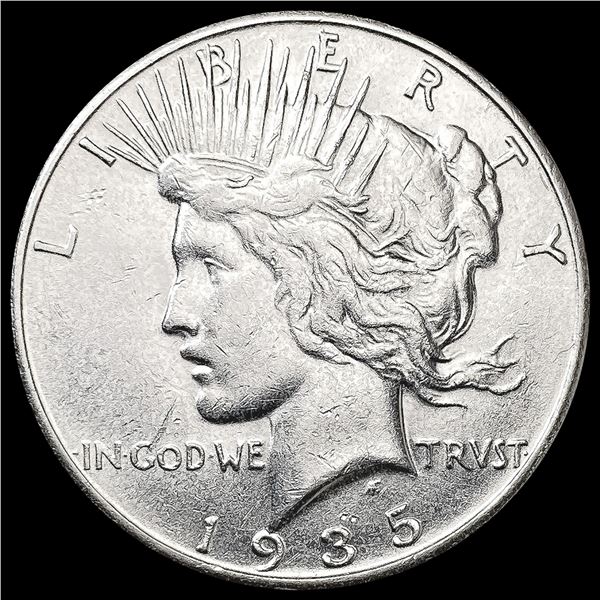 1935-S Silver Peace Dollar CLOSELY UNCIRCULATED
