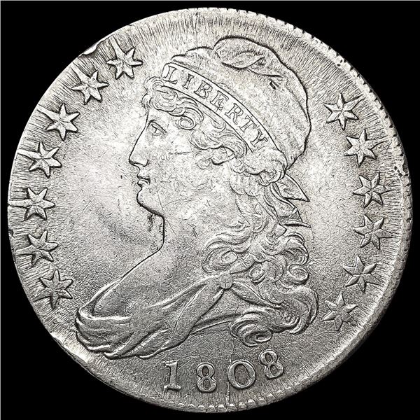 1808 Capped Bust Half Dollar CLOSELY UNCIRCULATED