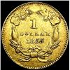 Image 2 : 1855 Rare Gold Dollar NEARLY UNCIRCULATED