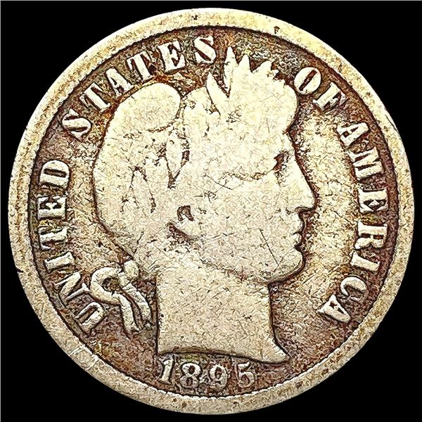 1895-O Barber Dime NICELY CIRCULATED