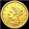 Image 1 : 1843-O $3 Gold Piece CLOSELY UNCIRCULATED