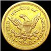 Image 2 : 1843-O $3 Gold Piece CLOSELY UNCIRCULATED