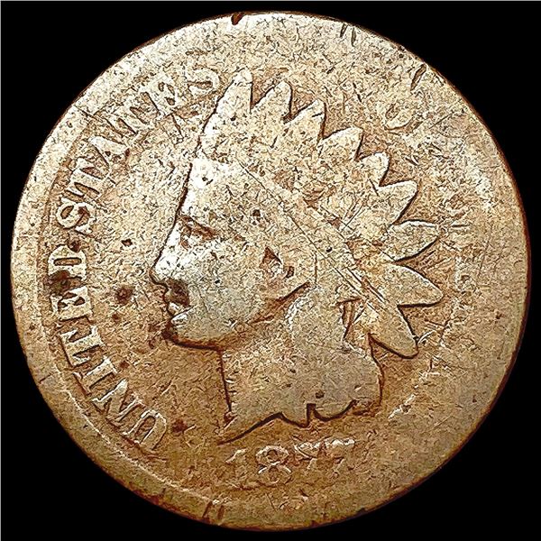 1877 Indian Head Cent NICELY CIRCULATED