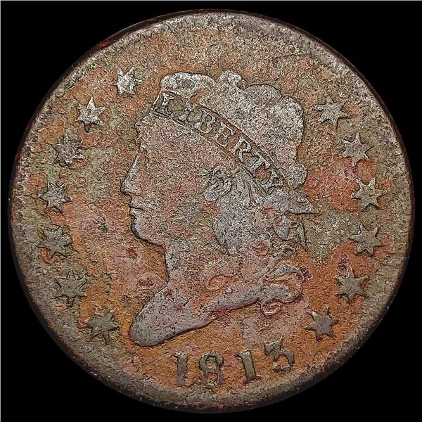1813 Classic Head Large Cent NICELY CIRCULATED