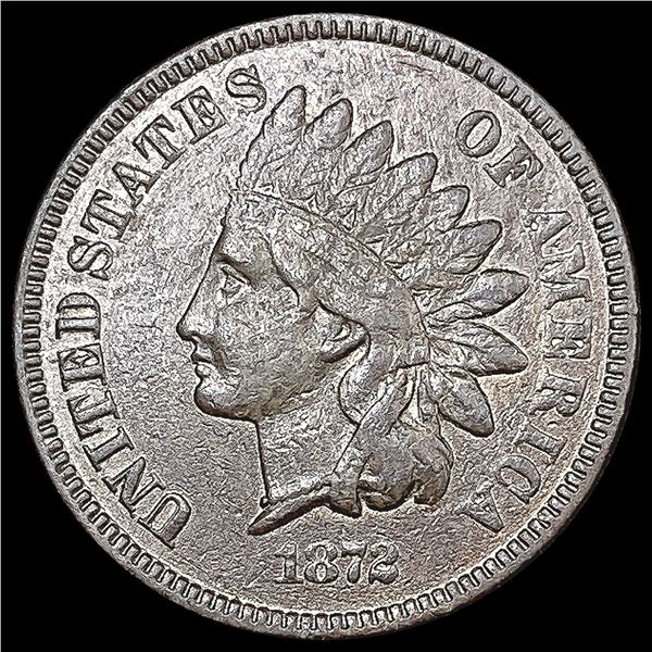 1872 Indian Head Cent CLOSELY UNCIRCULATED