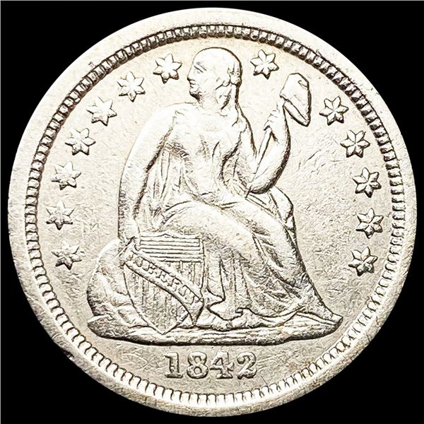 1842-O Seated Liberty Dime CLOSELY UNCIRCULATED