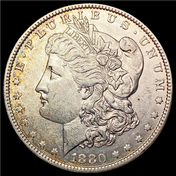 1880-O Micro O Morgan Silver Dollar CLOSELY UNCIRCULATED