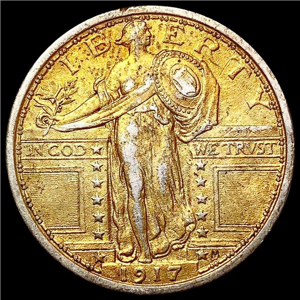 1917 T1 Standing Liberty Quarter CLOSELY UNCIRCULATED