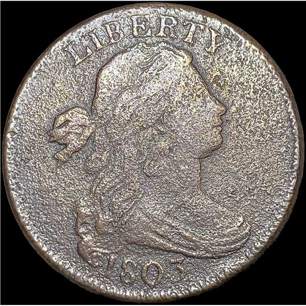 1803 Drap Bust Lg Cent Sm Date & Face NICELY CIRCULATED
