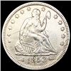 Image 1 : 1853 Arws & Rays Seated Liberty Quarter CLOSELY UNCIRCULATED