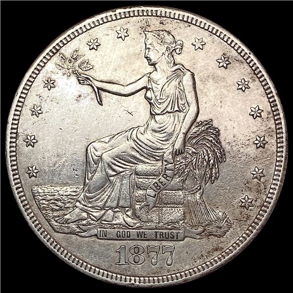 1877-S Silver Trade Dollar CLOSELY UNCIRCULATED