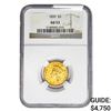 Image 1 : 1859 $3 Gold Piece NGC AU53