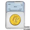 Image 1 : 1856-S $20 Gold Double Eagle NNC MS62+
