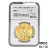 Image 1 : 1907 $20 Gold Double Eagle NGC MS63
