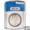Image 1 : 1880-O Morgan Silver Dollar ANACS MS64