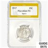 Image 1 : 1917 Standing Liberty Quarter PGA MS64 FH Ty 2