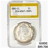 Image 1 : 1882-CC Morgan Silver Dollar PGA MS67+ DMPL