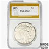 Image 1 : 1935 Silver Peace Dollar PGA MS62
