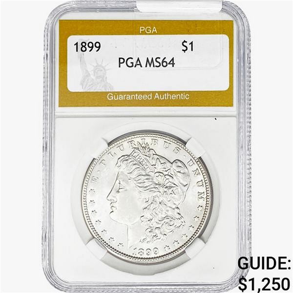 1899 Morgan Silver Dollar PGA MS64