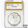 Image 1 : 1878 7/8TF Morgan Silver Dollar PGA MS63