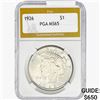 Image 1 : 1926 Silver Peace Dollar PGA MS65