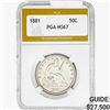 Image 1 : 1881 Morgan Silver Dollar PGA MS67