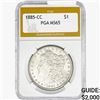 Image 1 : 1885-CC Morgan Silver Dollar PGA MS65