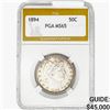 Image 1 : 1894 Barber Half Dollar PGA MS65