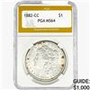 Image 1 : 1882-CC Morgan Silver Dollar PGA MS64
