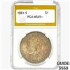 Image 1 : 1881-S Morgan Silver Dollar PGA MS65+