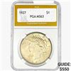 Image 1 : 1927 Silver Peace Dollar PGA MS63