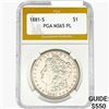 Image 1 : 1881-S Morgan Silver Dollar PGA MS65 PL