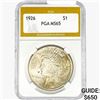 Image 1 : 1926 Silver Peace Dollar PGA MS65
