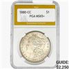 Image 1 : 1880-CC Morgan Silver Dollar PGA MS65+