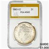 Image 1 : 1883-CC Morgan Silver Dollar PGA MS65