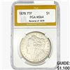 Image 1 : 1878 REV79 Morgan Silver Dollar PGA MS64