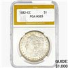 Image 1 : 1882-CC Morgan Silver Dollar PGA MS65
