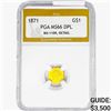 Image 1 : 1871 Octagonal California Gold Dollar PGA MS66 DPL, BG-1109