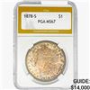 Image 1 : 1878-S Morgan Silver Dollar PGA MS67