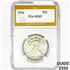 Image 1 : 1936 Walking Liberty Half Dollar PGA MS65