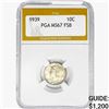 Image 1 : 1939 Mercury Silver Dime PGA MS67 FSB