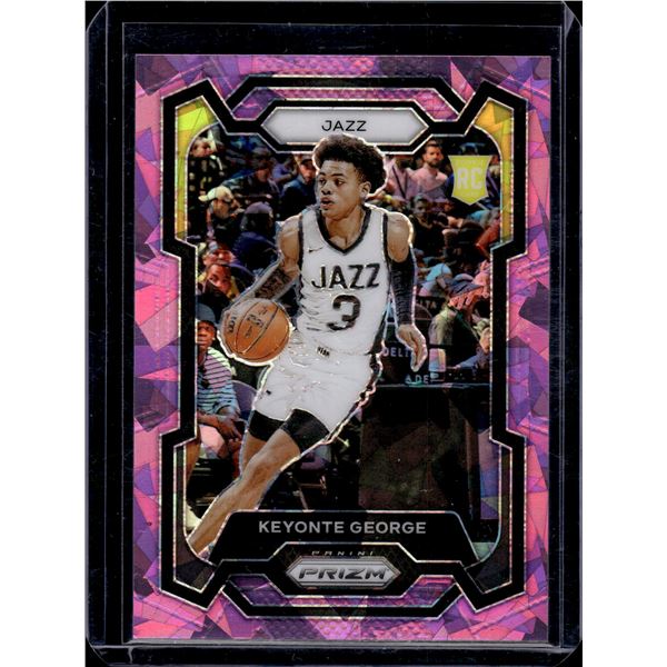 Keyonte George Pink Cracked Ice RC 2023-24 Prizm #127