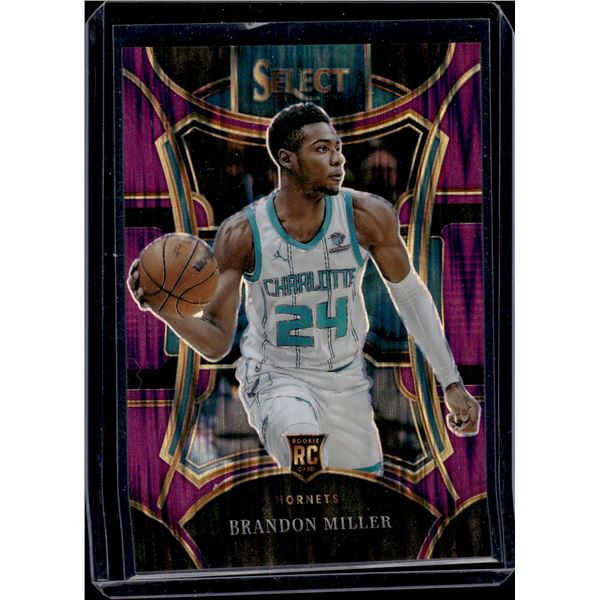 Brandon Miller Purple Flash Mezzanine /175 2023-24 Select #332